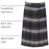 French Toast Girls' Adjustable Waist Plaid 2-Tab Scooter, Blue & Gold Plaid, 16 view 4