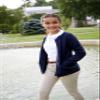 French Toast Girls' Anti-Pill Crewneck Cardigan Sweater, Navy, XL (14/16) view 2