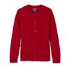 French Toast Girls' Anti-Pill Crewneck Cardigan Sweater, Red, M (7/8) view 1
