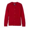 French Toast Girls' Anti-Pill Crewneck Cardigan Sweater, Red, M (7/8) view 2