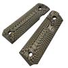 Cool Hand 1911 Full Size G10 Grips, Big Scoop, Ambi Safety Cut, Sunburst Texture, Coyote Color view 3