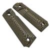 Cool Hand 1911 Full Size G10 Grips, Big Scoop, Ambi Safety Cut, Sunburst Texture, Coyote Color view 4