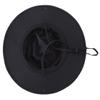 Connectyle Outdoor Mesh Sun Hat Wide Brim Sun Protection Hat Summer Fishing Hunting Hiking Gardenig Hat Black view 4