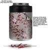 Victorian Design Red - Decal Style Skin Wrap fits Yeti Rambler Colster (YETI NOT Included) view 2