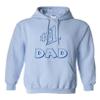 #1 One Dad Daddy Father's Day TV Comedy Series Gift Sweatshirt Hoodie (XXL,Light Blue w/RB) view 1