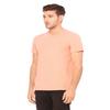 Bella+Canvas Men's Taped Shoulders Crewneck T-Shirt, Heather Orange, XX-Large view 4