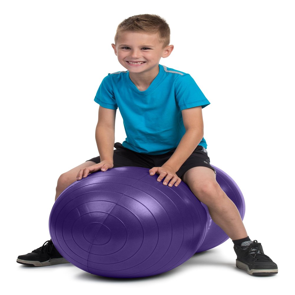 bintiva Peanut Ball, Including a Free Foot Pump, for Labor, Physical Therapy, Fitness, and Exercise