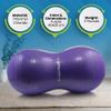 bintiva Peanut Ball, Including a Free Foot Pump, for Labor, Physical Therapy, Fitness, and Exercise view 3