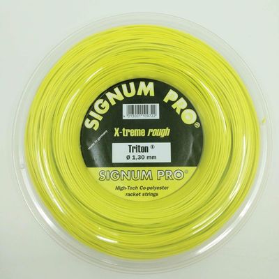 Signum Pro-Triton Tennis String Reel 16g 1.30mm-(4013001109722), Yellow