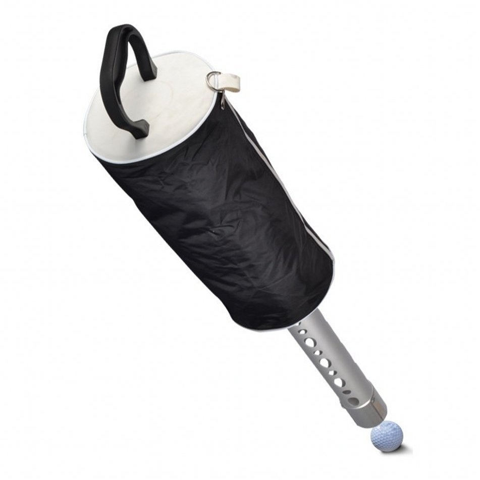 Free2mys Holder Golf Ball Retriever Shag Tube with Zipper Bag Capacity 70 Balls