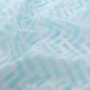 TrendsBlue Chiffon Geometric Sheer Kimono Wrap Blouse Poncho Beach Cover Up, Light Blue view 4