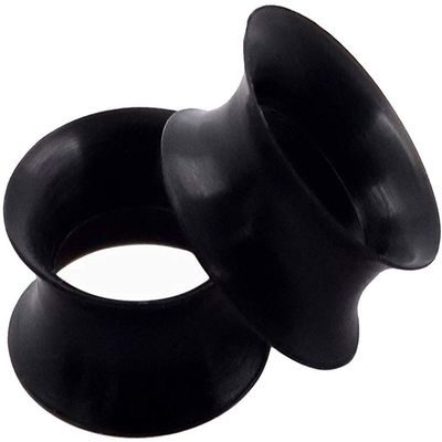Pierceplex 00G Ultra Thin Silicone Ear Skin Flexible Flesh Tunnel Expander Stretching Gauge Earlets Plug Gauges Earlets Retainer 10mm