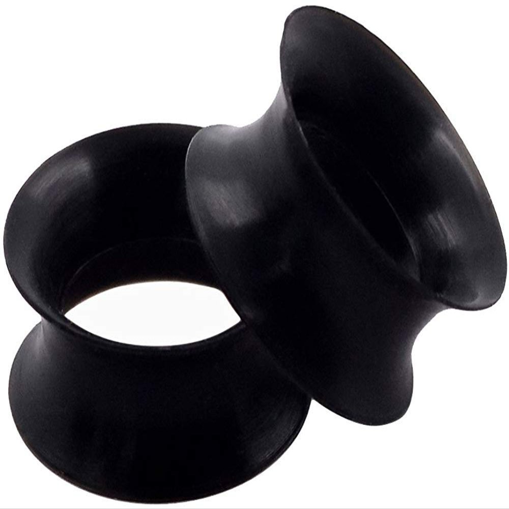 Pierceplex 00G Ultra Thin Silicone Ear Skin Flexible Flesh Tunnel Expander Stretching Gauge Earlets Plug Gauges Earlets Retainer 10mm