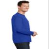 PORT AND COMPANY Long Sleeve Fan Favorite Tee (PC450LS) True Royal, 6XL view 2