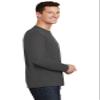 PORT AND COMPANY Long Sleeve Fan Favorite Tee (PC450LS) Charcoal, 6XL view 3