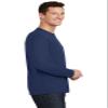 PORT AND COMPANY Long Sleeve Fan Favorite Tee (PC450LS) Team Navy, 2XL view 2