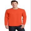 PORT AND COMPANY Long Sleeve Fan Favorite Tee (PC450LS) Orange, 5XL