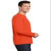 PORT AND COMPANY Long Sleeve Fan Favorite Tee (PC450LS) Orange, 5XL view 2