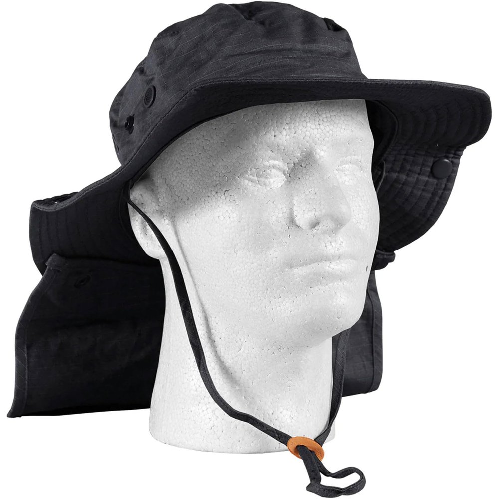 Fox Outdoor Products Advanced Hot-Weather Boonie Hat, Black,One Size