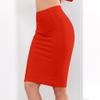 HLBandage Women's High Waist Elastic Rayon Bandage Pencil Skirt(M, Red) view 3