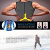 DoLoveY Men Sweat Sauna Vest Waist Trainer Body Shaper Hot Neoprene Sport Fitness Gym Workout Tank Top view 4