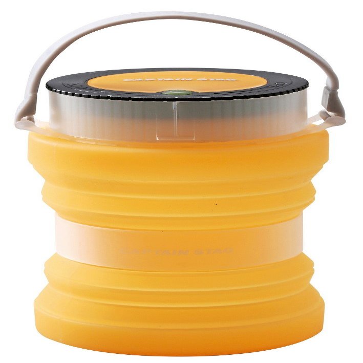Captain Stag Camping Supplies LED Lantern New Floating Light Orange