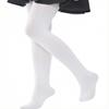 leg elegant Ballet Footed Dance Tights for Toddler and Kids Girls 50D (White,8-10) view 1
