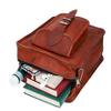 Gusti Handlebar Bag- Dietrich T. Handlebar bag bike handlebar bag shoulder bag satchel cross body bag bike bag leather bag vintage brown leather view 4