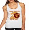 ALLNTRENDS Women's Tank Top House Lannister Hear Me Roar (L, Heather White) view 1