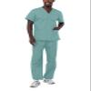 Adar Durable Unisex Scrubs Set - Classic V-Neck Scrub Top & Drawstring Scrub Pants For Men & Women - 701 - Submarine - XXS view 1