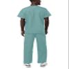 Adar Durable Unisex Scrubs Set - Classic V-Neck Scrub Top & Drawstring Scrub Pants For Men & Women - 701 - Submarine - XXS view 2