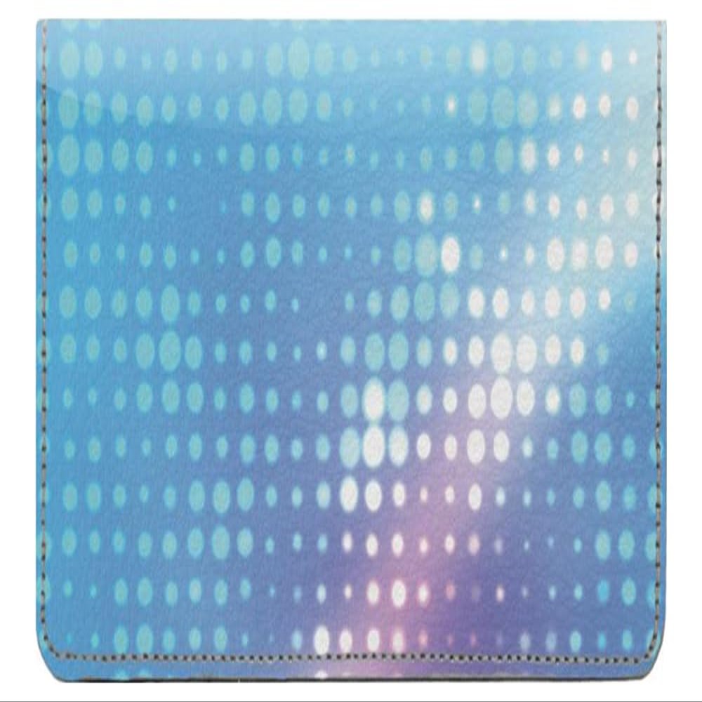 123 Cheap Checks Abstract Dots Designer Checkbook Cover, with Credit Card Slots and Pen Loop