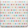 123 Cheap Checks Rainbow Dots Designer Checkbook Cover, with Credit Card Slots and Pen Loop view 1