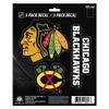 NHL Chicago Blackhawks Team Decal, 3-Pack view 1