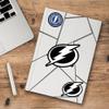 Fanmats NHL Tampa Bay Lightning Team Decal, 3-Pack , Blue view 2