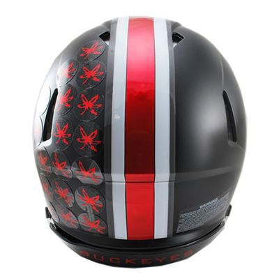 Riddell Ohio State Buckeyes NCAA Revolution Speed Football Helmet (Matte Black)