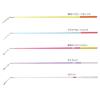 Sasaki MJ82 Rhythmic Gymnastics Junior Glass Stick, Aqua Blue x Pink (AQBUP) view 3
