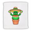 TOOLOUD Fiesta Cactus Poncho Micro Terry Sport Towel 15" x 22" view 1