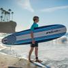 Wavestorm 8ft Classic Surfboard // Foam Wax Free Soft Top Longboard for Adults and Kids of All Levels of Surfing view 3