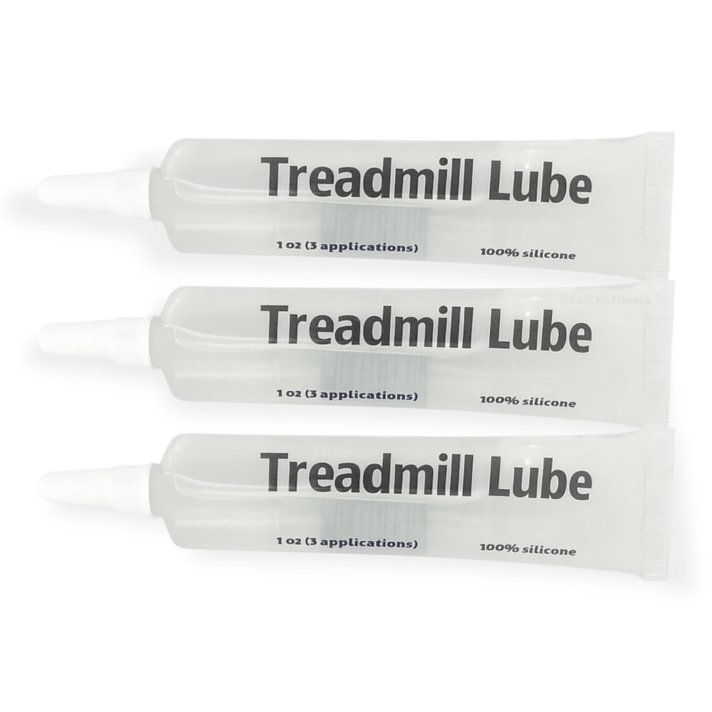 TreadLife Fitness 100% Silicone Lube - 3 Pack - Instructions on Back