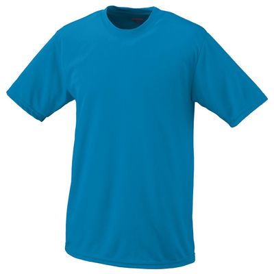 Augusta Sportswear boys Wicking Tee T Shirt, Power Blue, Large US
