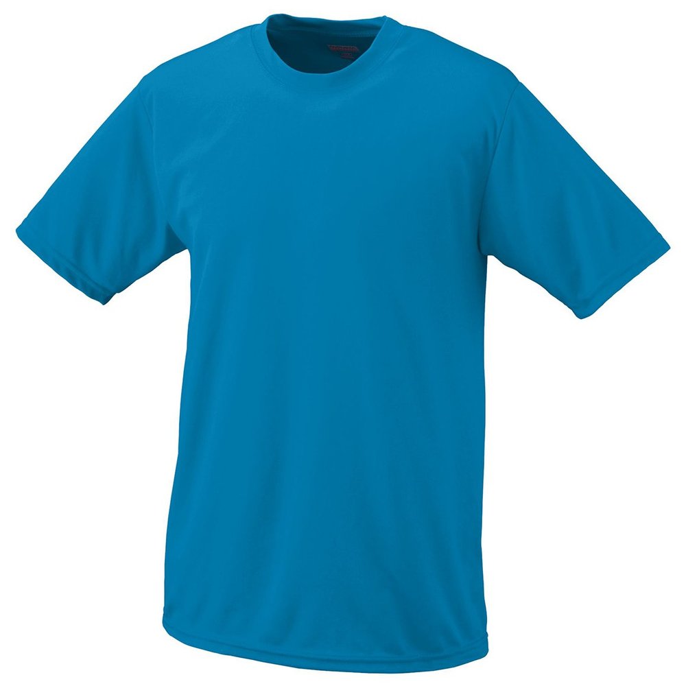 Augusta Sportswear boys Wicking Tee T Shirt, Power Blue, Large US