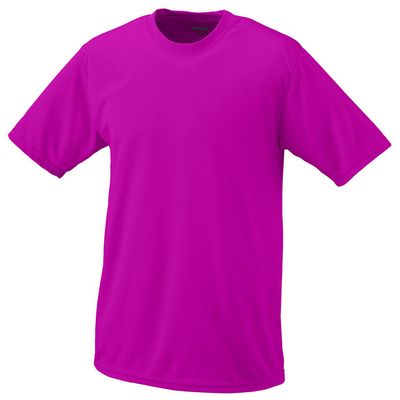 Augusta Sportswear Boys Wicking T-Shirt, Power Pink, X-Large