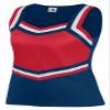 Augusta Sportswear Girls' X-Small 9141, Navy/Red/White view 1