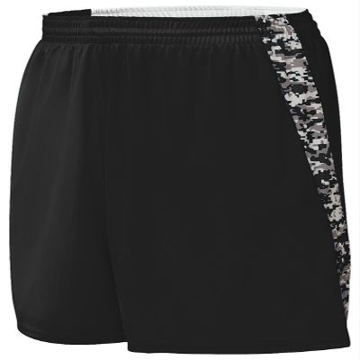 Augusta Sportswear Boys Hook Shot Reversible Short, Black/Black Digi, Large
