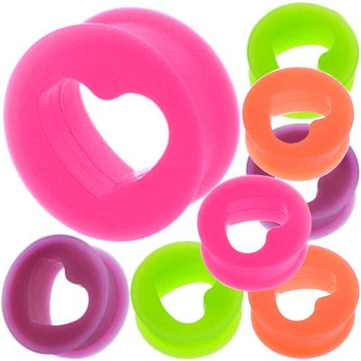 MoDTanOiz - Flesh tunnels 9/16 inch Gauge Gauges 9/16 14mm Ear Plugs Plug Flesh Tunnels Tunnel 2g 0g 00g 0 00 1/2 Weight Men Women Ears Steel Stone Wood Earrings Silicone Black 9/16 14mm