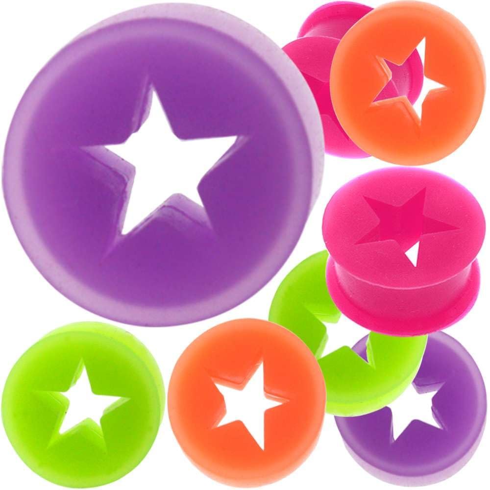 MoDTanOiz - Flesh tunnels 5/8 inch Gauge Gauges 16mm Ear Plugs Plug Flesh Tunnels Tunnel 2g 0g 8mm 00g 10mm 0 00 1/2 Weight Men Women Ears Steel Stone Earrings Silicone Black 5/8" 16mm