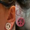 MoDTanOiz 11/16 inch Gauge Gauges 18mm 3/4 20mm Ear Plugs Plug Weight Flesh Tunnels Tunnel Streching Ears Double Single Flare Steel Stone Wood Earrings Silicone Men Women Black 11/16" 18mm view 2