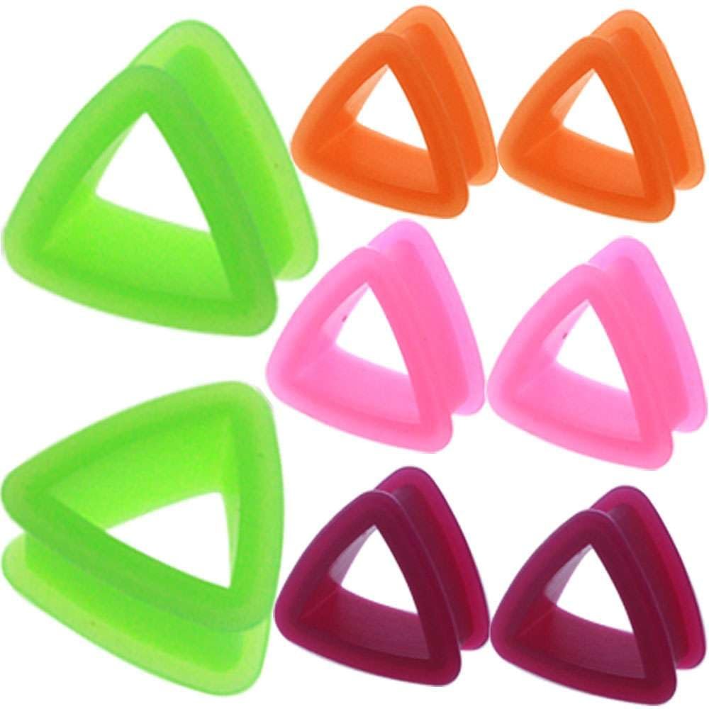 MoDTanOiz 1 inch Gauge Gauges 26mm 25mm Ear Plugs Plug Weight 2g 0g 8mm 00g 10mm 0 00 1/2 Flesh Tunnels Tunnel Streching Ears Double Flare Steel Stone Earrings Silicone Men Women Black 1" 26mm
