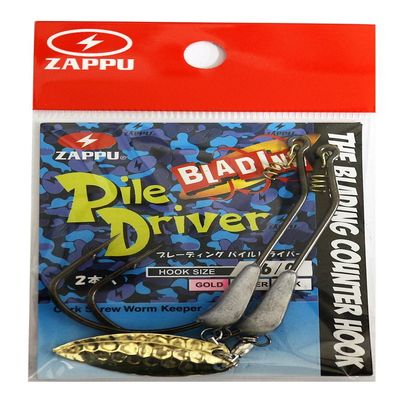 Zappu ZBPD60G Blading Pile Driver - 2per pk Gold 6/0